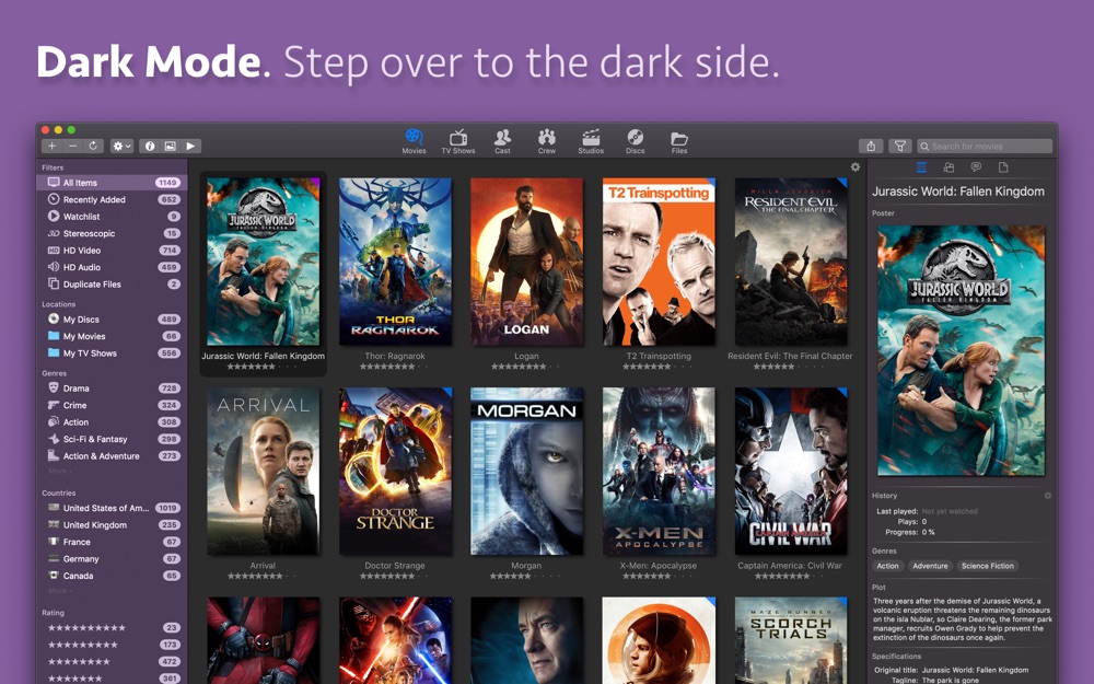 Movie explorer windows