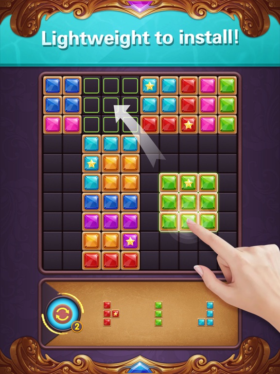Block Puzzle: Diamond Star screenshot 2