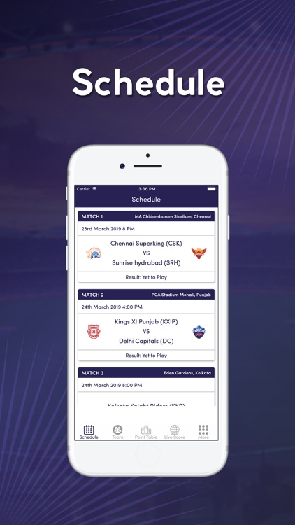 IPL 2019 Schedule, Live Score