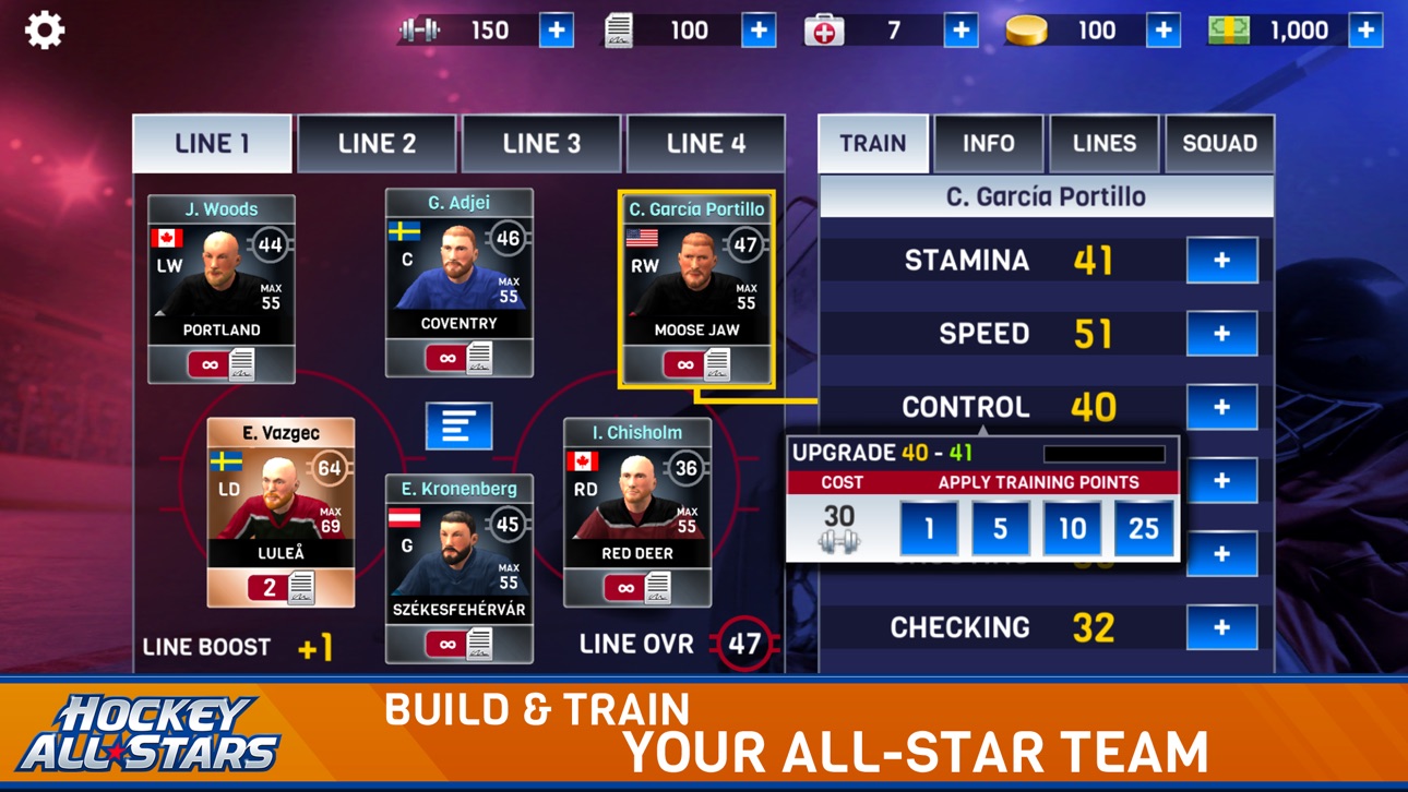 Hockey All Stars - VIP Hack screenshot 3 - iOS game interface