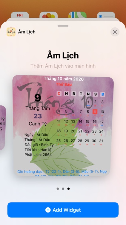 Âm Lịch Widget