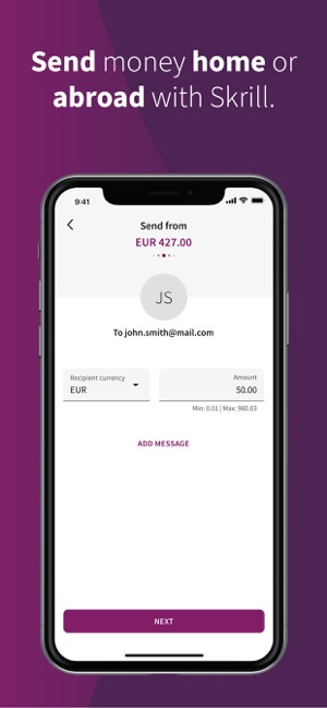 Skrill Pay Transfer Money On The App Store