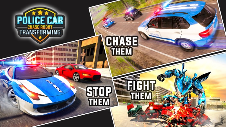 Police Car Chase Robot War screenshot-7