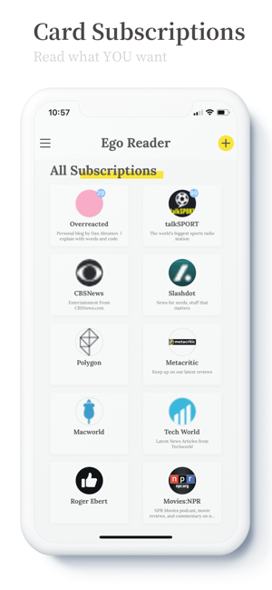 Ego Reader - RSS Reader