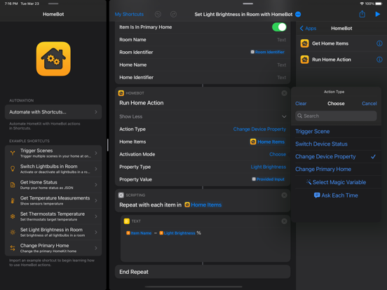 HomeBot for Shortcuts screenshot 3