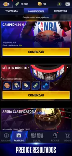 Resim 4 NBA NOW Baloncesto en tu móvil iphone