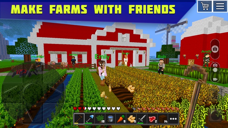 Planet of Cubes Survival Craft screenshot-3