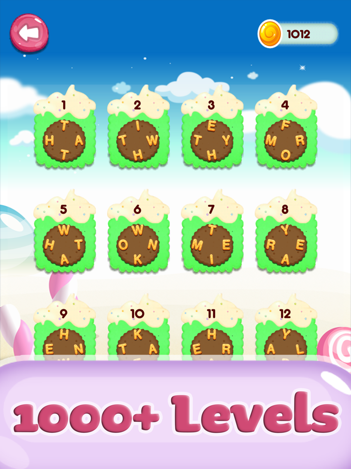 Word Dessert-Slide and Connect