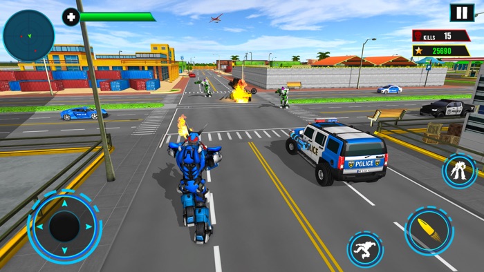 Transporte de robô de elefante