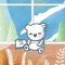 This is a sticker app specially designed for little white bear