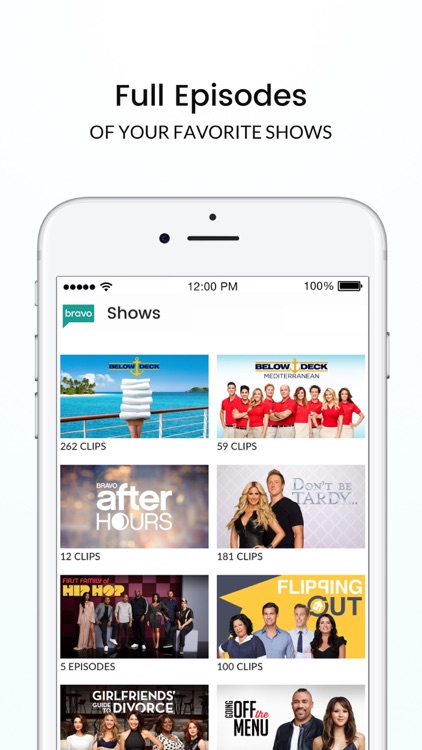 Bravo - Stream Shows & Live TV