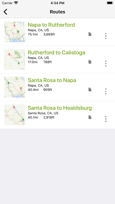 SNP Natuurreizen - Route app screenshot 2