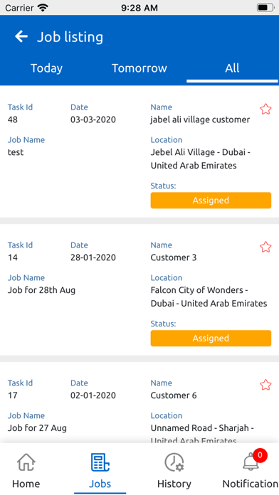 Locator Task Manager screenshot 2