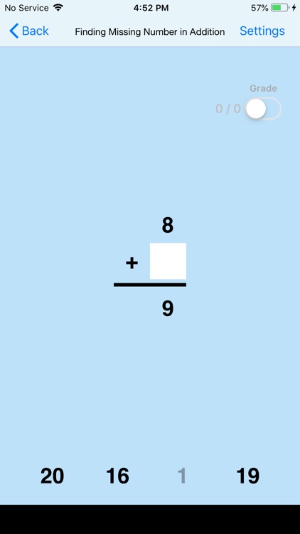 Find Missing Number Addition