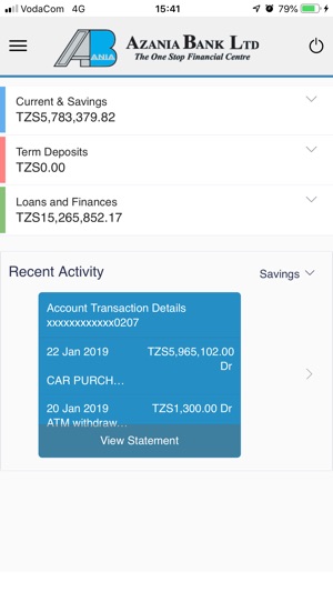 AZANIA BANK MOBILE APP(圖2)-速報App