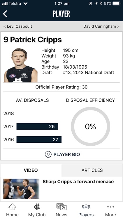 Carlton Official App