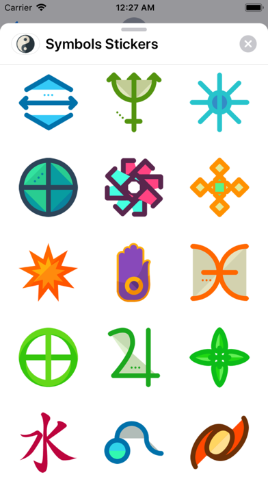 Symbols Stickers screenshot 3