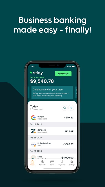 Relay - Business Banking
