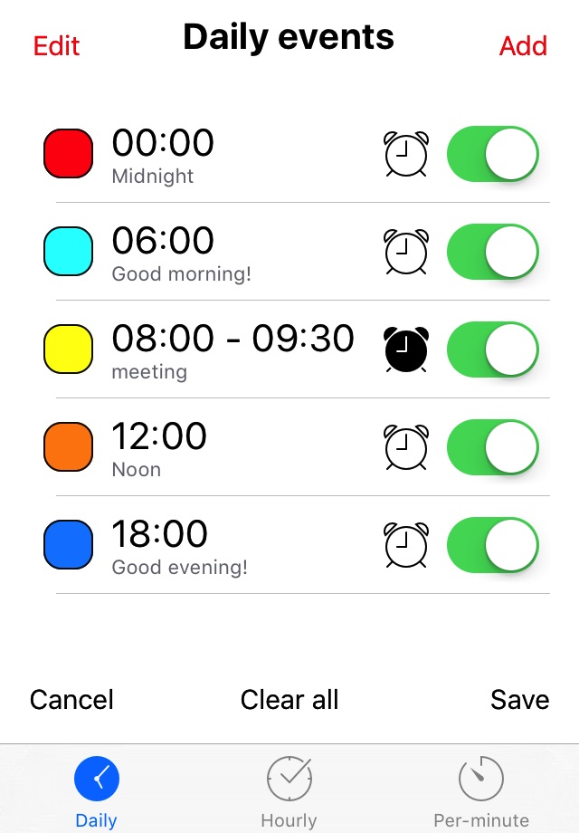 ColoredTime Pro screenshot 2