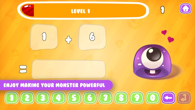 Monster Math: Test Math Skills