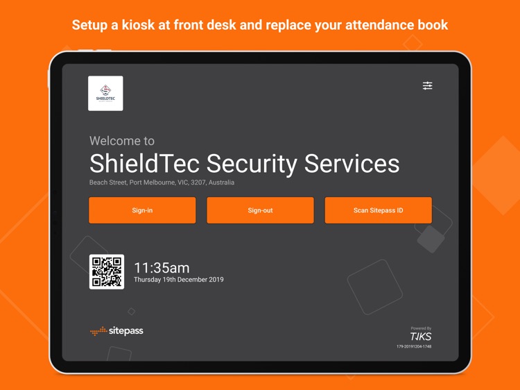 Sitepass Kiosk