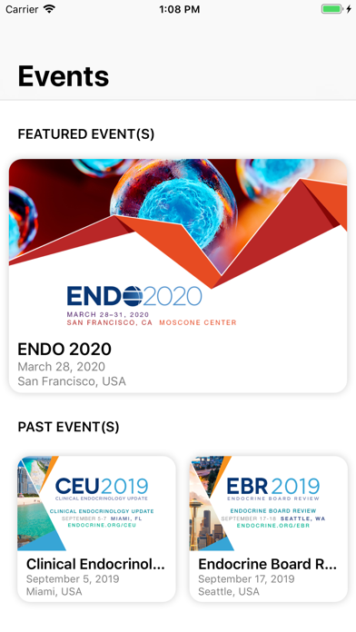 How to cancel & delete Endocrine Society Events from iphone & ipad 1