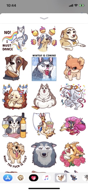 Dog Cute Pun Funny Stickers(圖2)-速報App