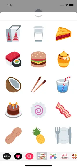 Game screenshot 100 Food Stickers mod apk