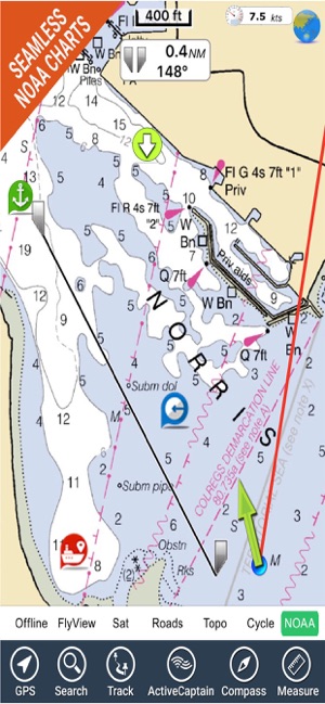 Flytomap Nautical Charts GPS(圖1)-速報App