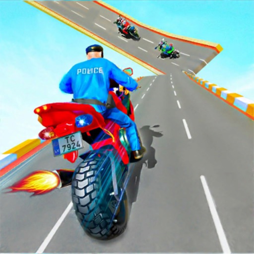 Police Bike Rider Stunt Game