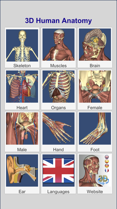 3D Anatomy Screenshot 3