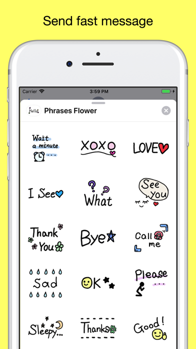 Quick phrases - stickers emoji screenshot 2
