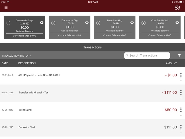 Federation Bank Biz for iPad screenshot-3