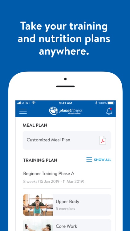 Planet Fitness Virtual Trainer