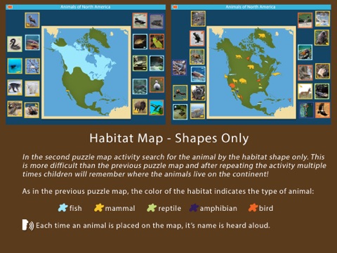 Animals of North America - náhled