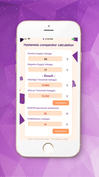 Hysteresis comparator Calc screenshot-4