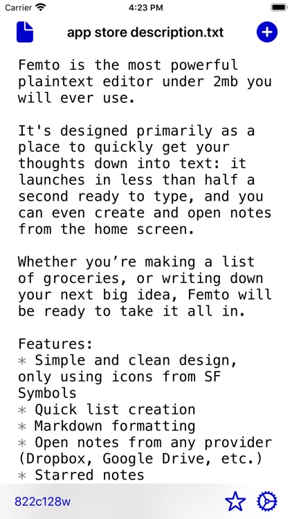 Femto Editor