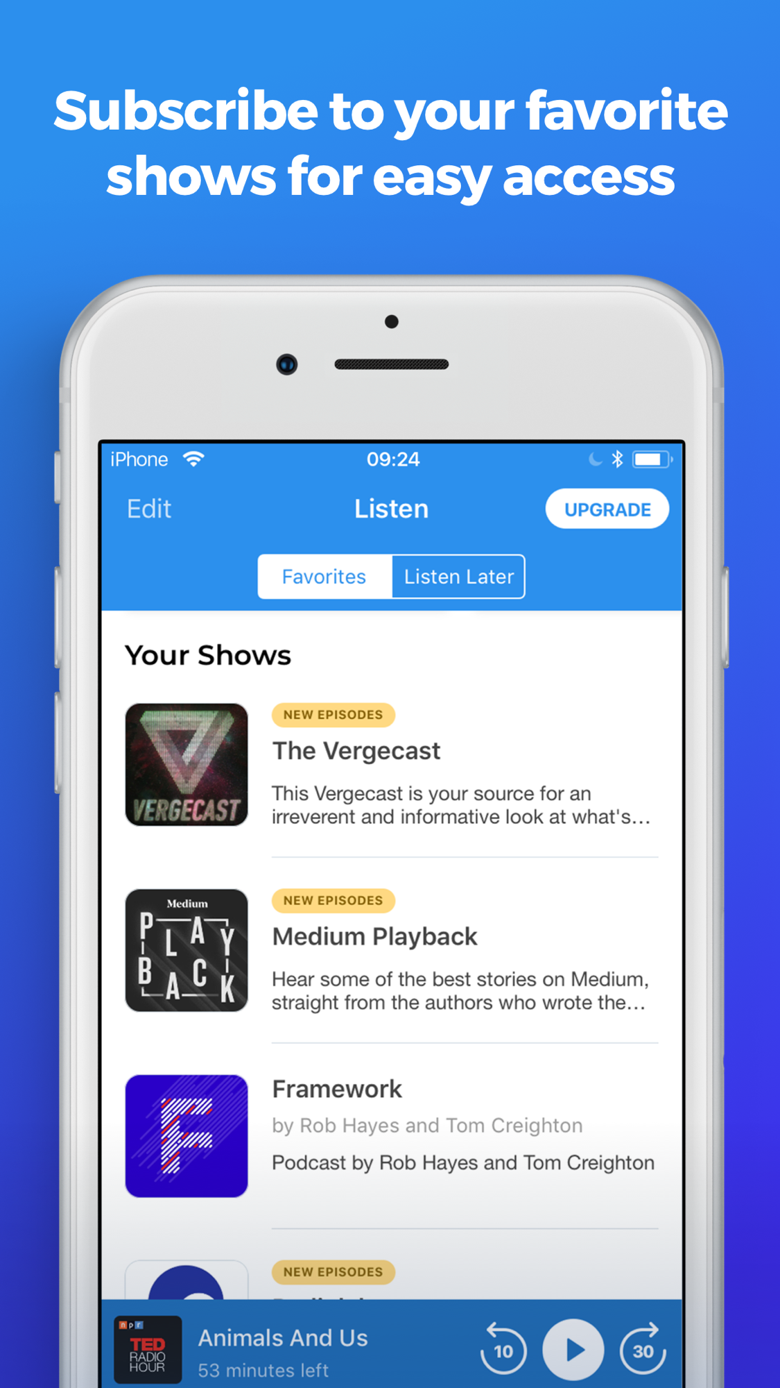 The Podcast App  Featured Image for Version 