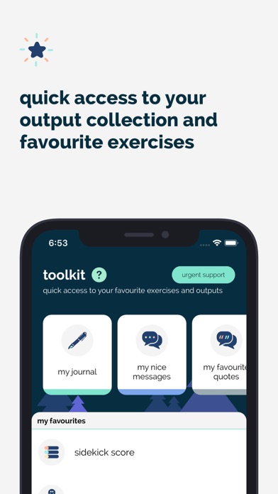 sidekick: mental health app screenshot 2