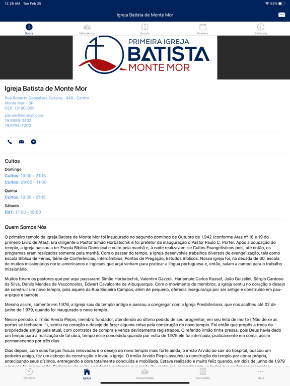 Screenshot #5 pour Igreja Batista de Monte Mor