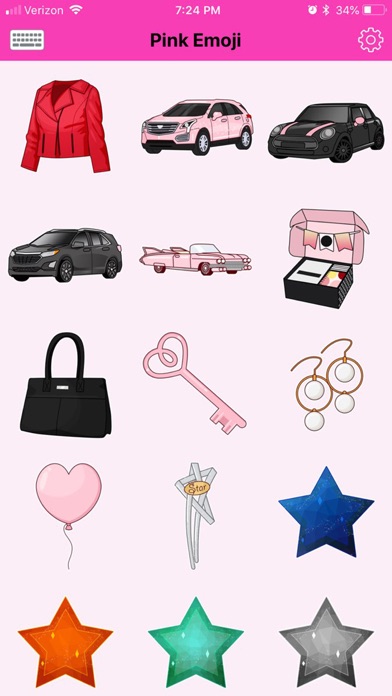 Pink Emoji for Beauty screenshot 2