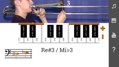 How to cancel & delete 2D Trombone Slide Positions from iphone & ipad 3