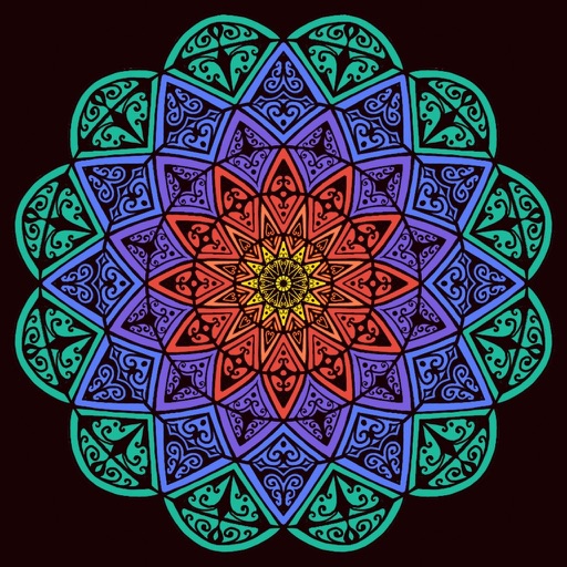 Mandala Maker: symmetry doodle iOS App