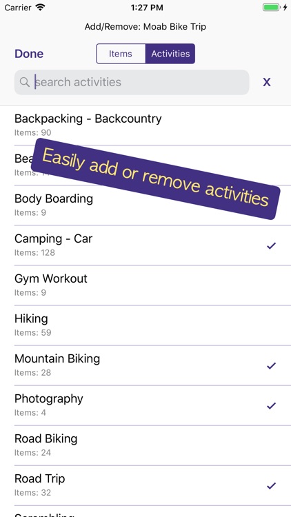 PackCheck Packing List screenshot-5
