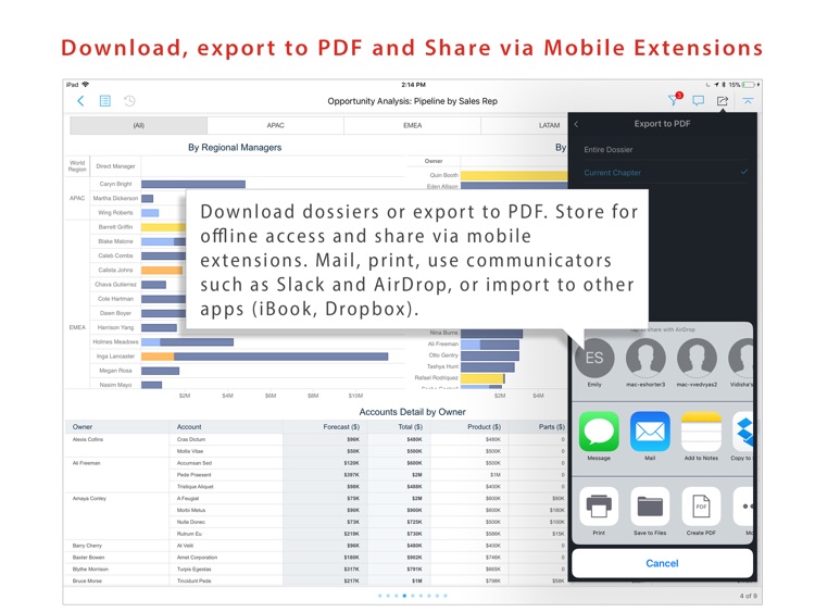 MicroStrategy Library for iPad screenshot-4