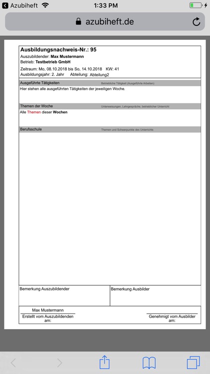 Azubiheft App screenshot-7