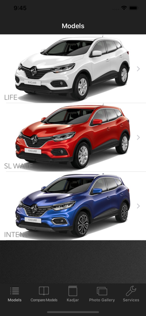 Specs for Renault Kadjar 2018