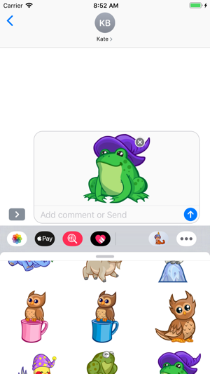 Cute Animals Emoji Stickers(圖8)-速報App