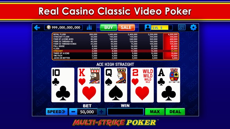 Multi-Strike Video Poker