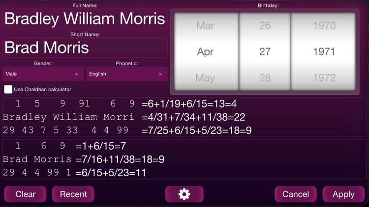 Numerology Calculator HD screenshot-4
